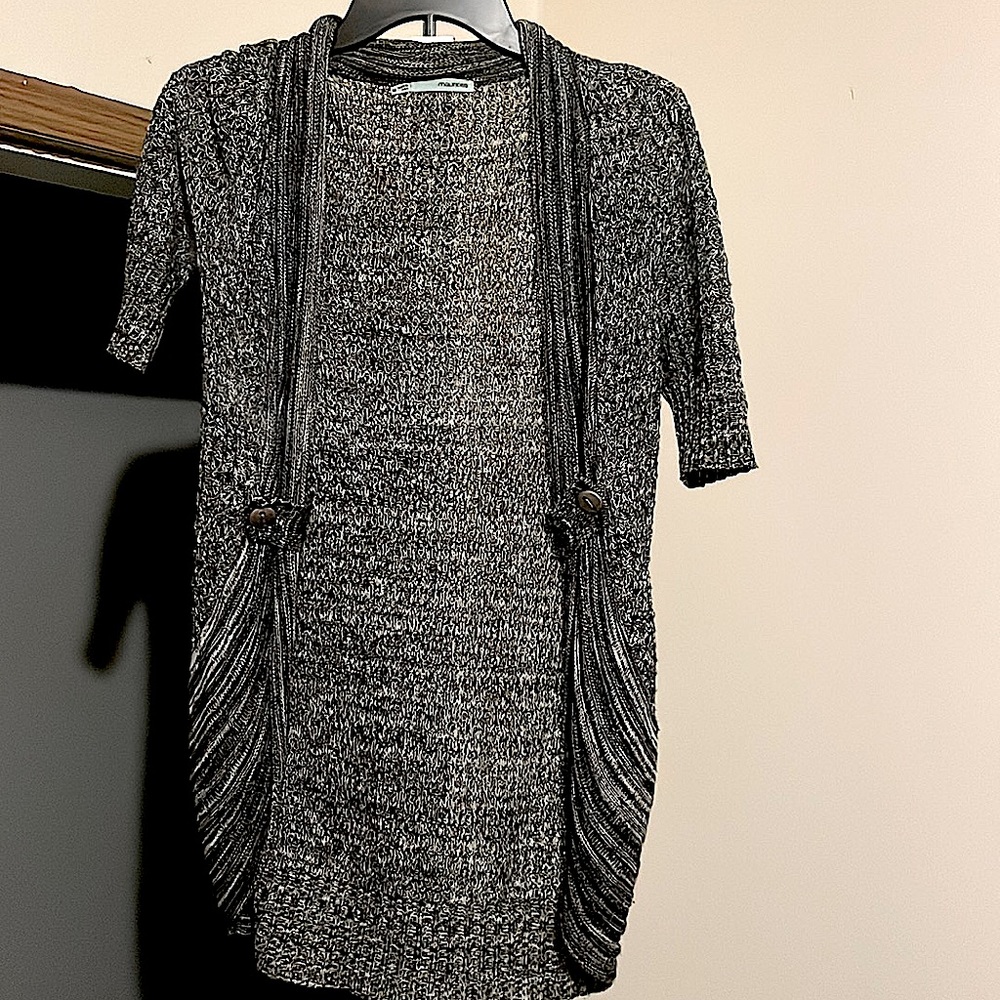 Maurice’s open cardigan